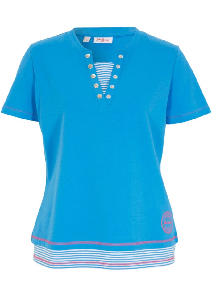 Baumwolle-Shirt, 2 in 1-Optik