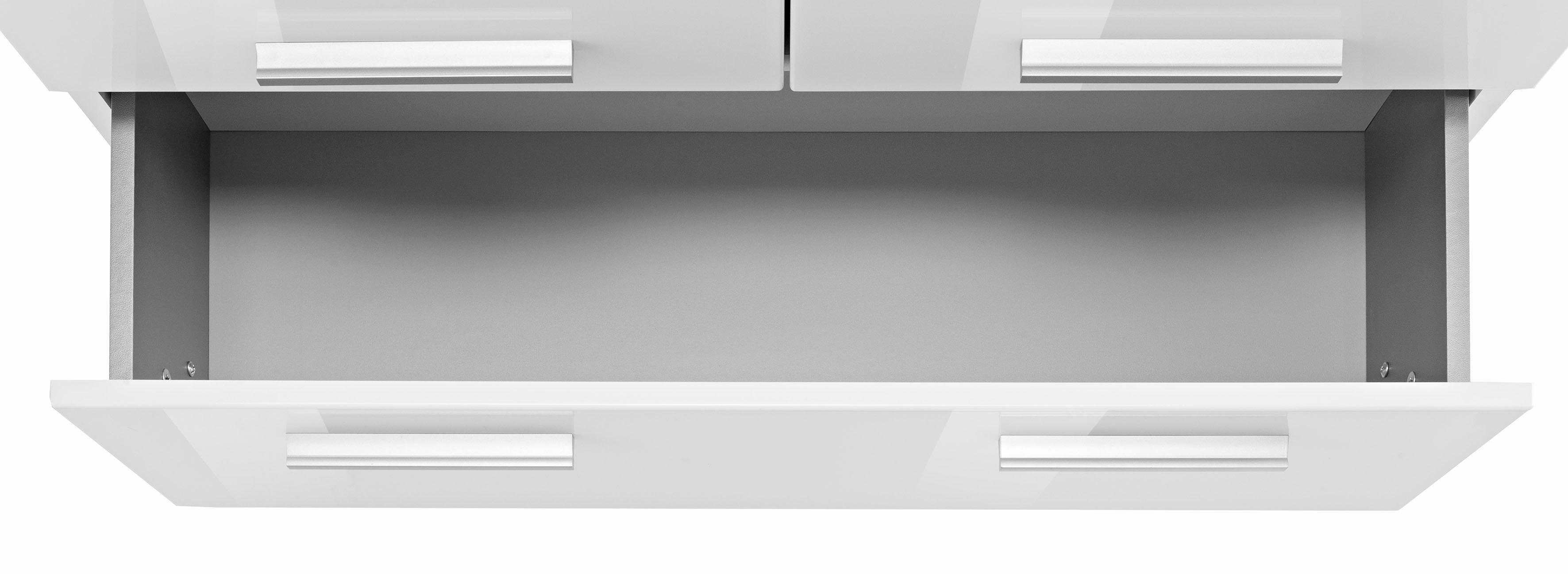 INOSIGN Midischrank Avena Breite 73 cm, Badezimmerschrank mit 1 großen Schubkasten und 4 Türen