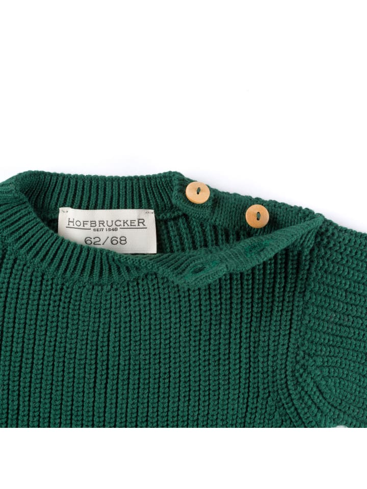 Hofbrucker Strickpullover in Waldgrün günstig kaufen