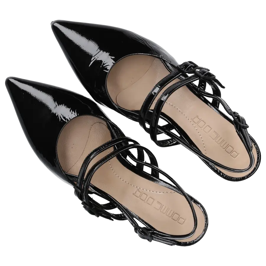 Pomme D`OR - Slingpumps 4952 Lackleder - schwarz