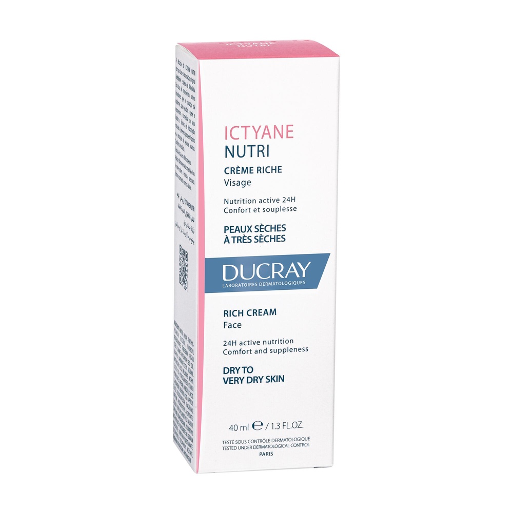 Ducray Ictyane visage creme nutri 40 ml Crème nutritive