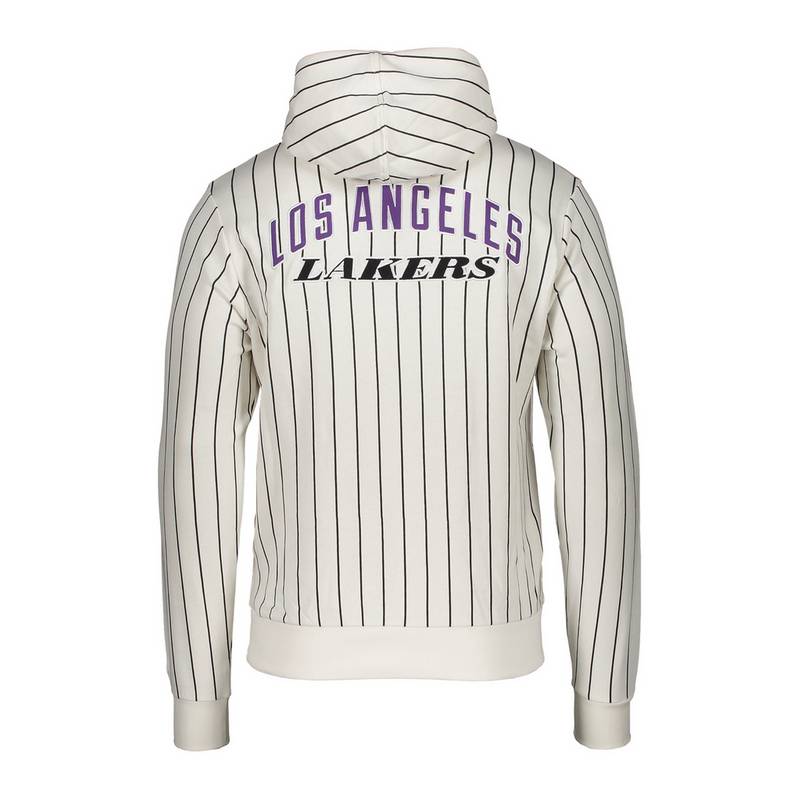 New Era Pinstripe LA Lakers Hoody Sweatshirt Herren