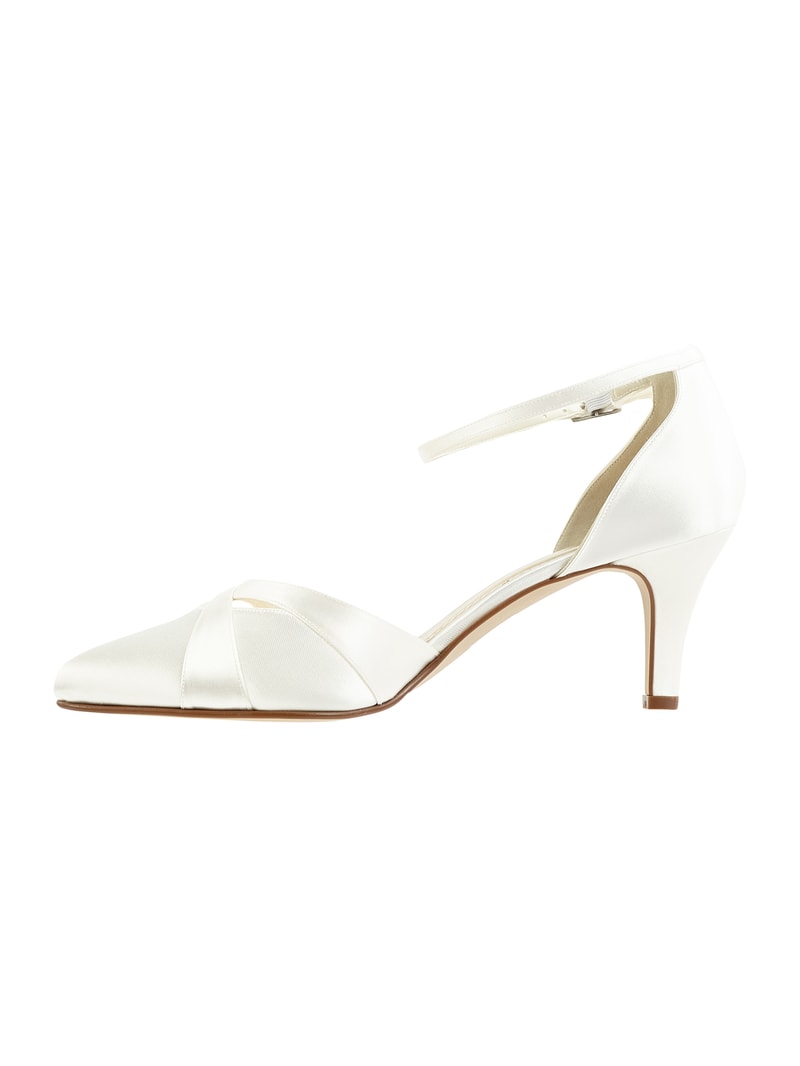 Brautschuhe aus Satin Modell 'Coconut Ice' in offwhite