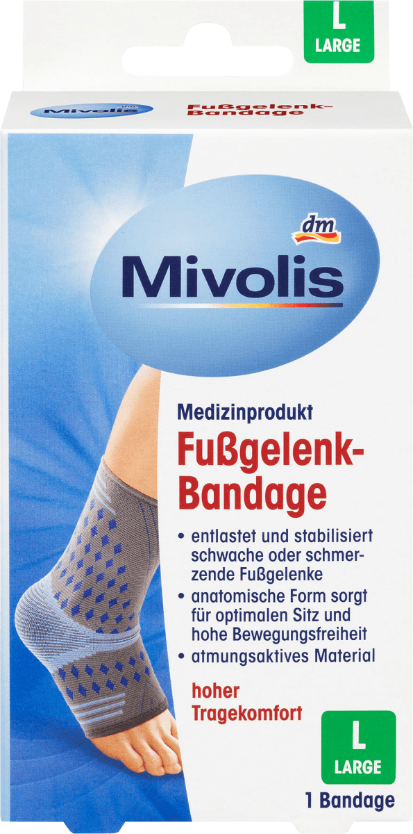 Fußgelenk-Bandage L, 1 St
