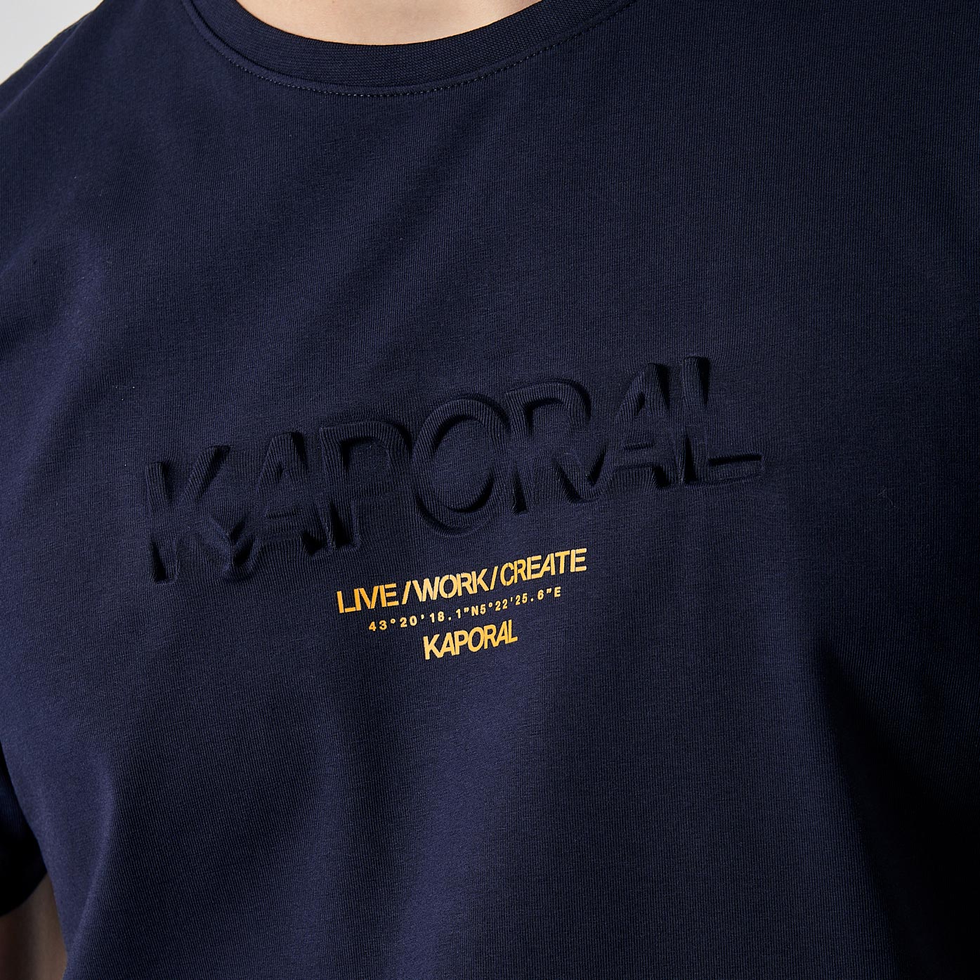 NIRAJ  T-shirt bleu homme