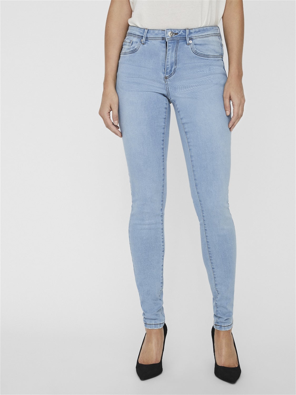 VMTANYA Mid Rise Skinny Fit Jeans