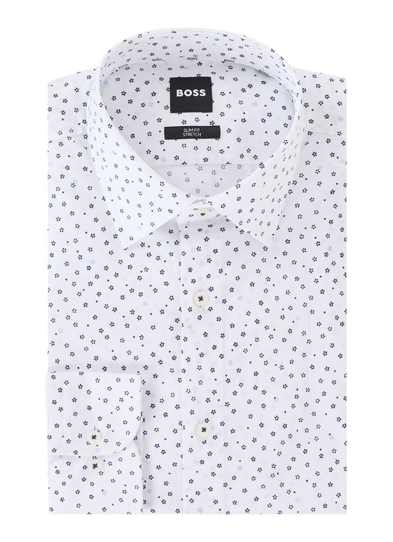 HUGO BOSS Hank slim fit košulja s cvjetnim printom