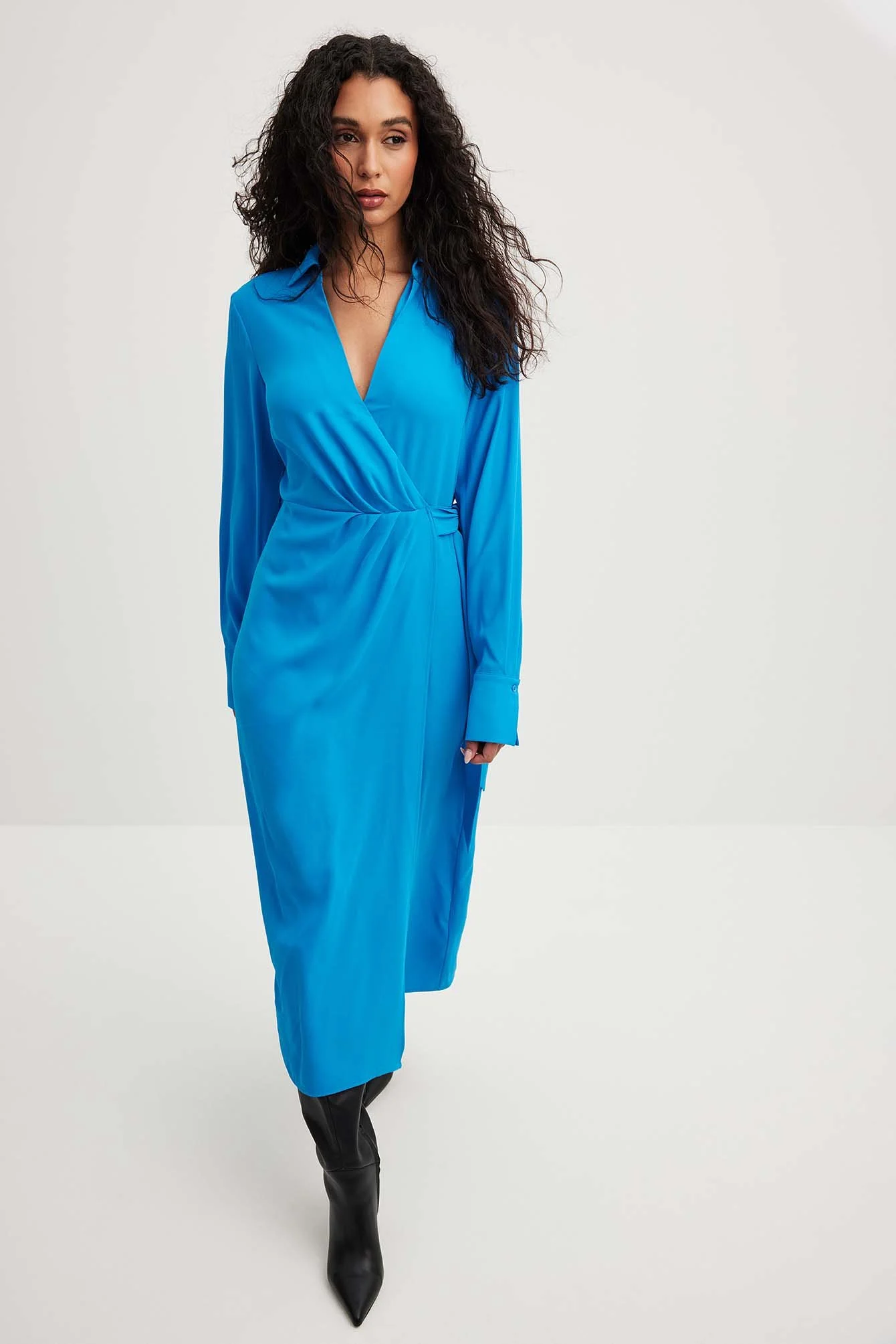Midi-Wickelkleid