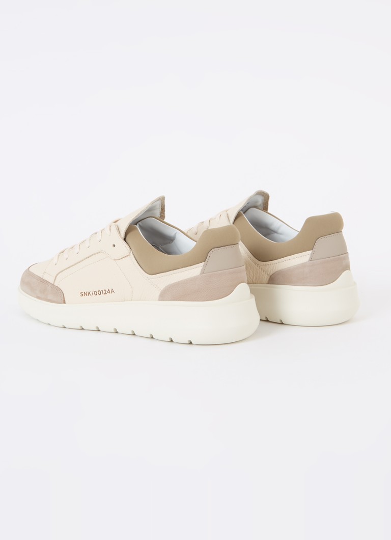 Boggi Milano Sneaker made of leather with suede details