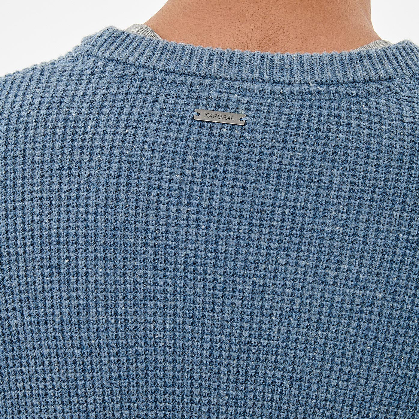 NEO    Pull bleu Homme en laine