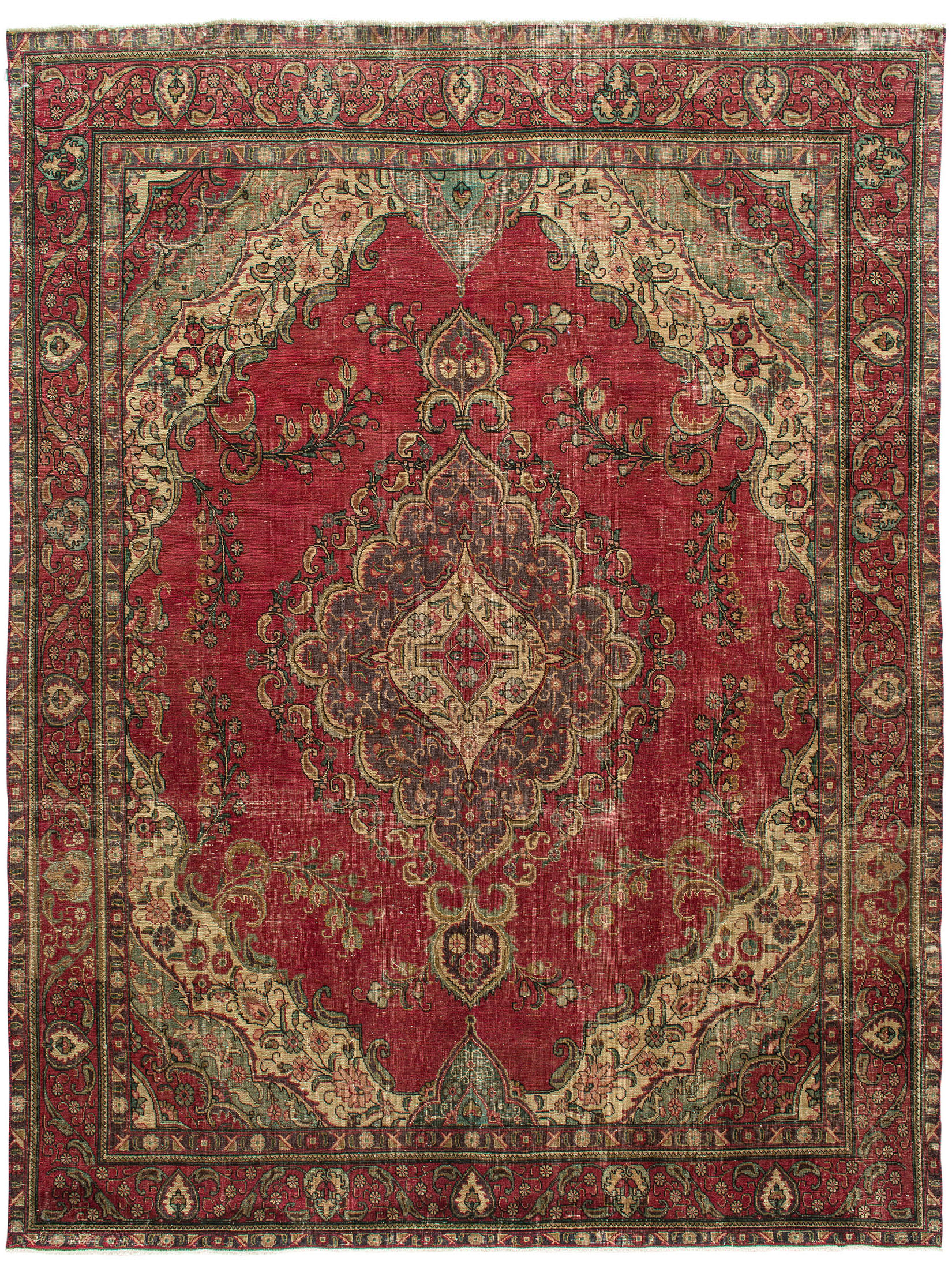 Täbriz Azarshahr Vintage ca. 300 x 395 cm, Unikat / Einzelstück