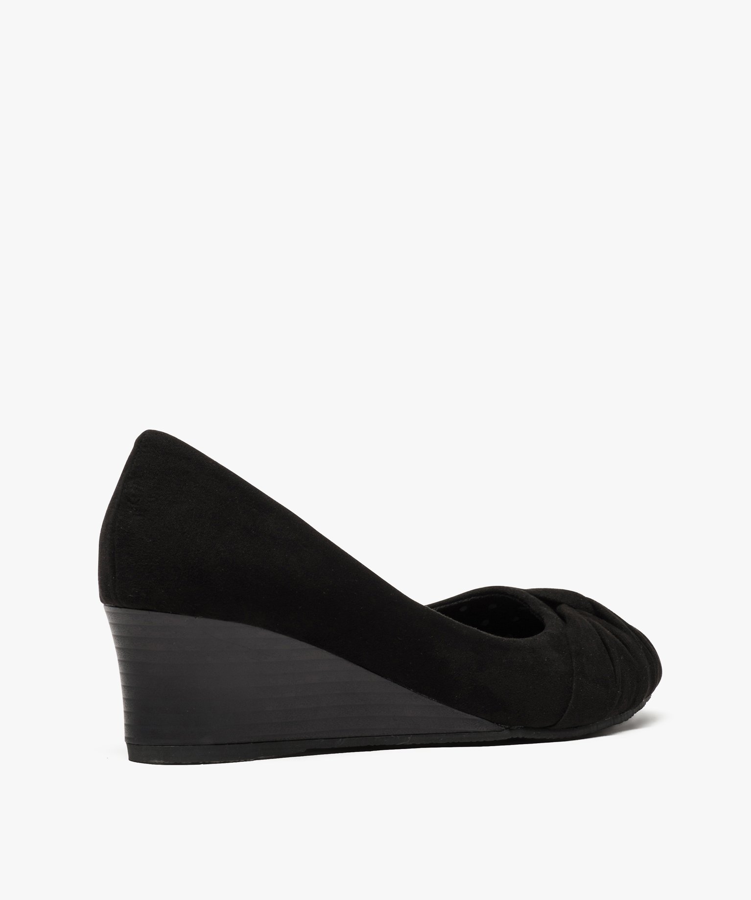 Ballerines à talon compensé noir | GEMO
