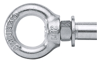 Nyársrögzítő 050703 Triga Z E12-18/A Biztonsági horgony + horganyzott szem 10 darab