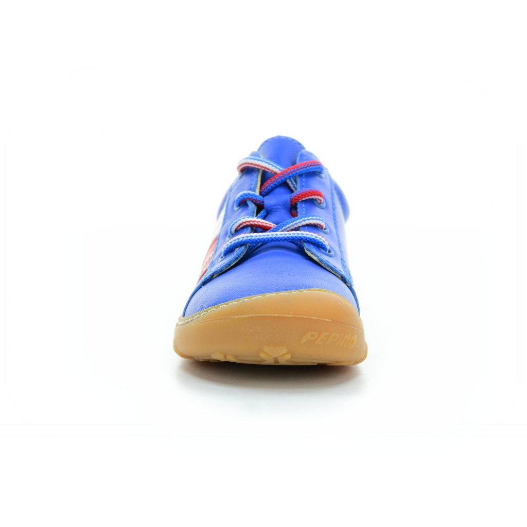 Ricosta Rocky weiß / blau / rot (M) Barfuß-Sneakers