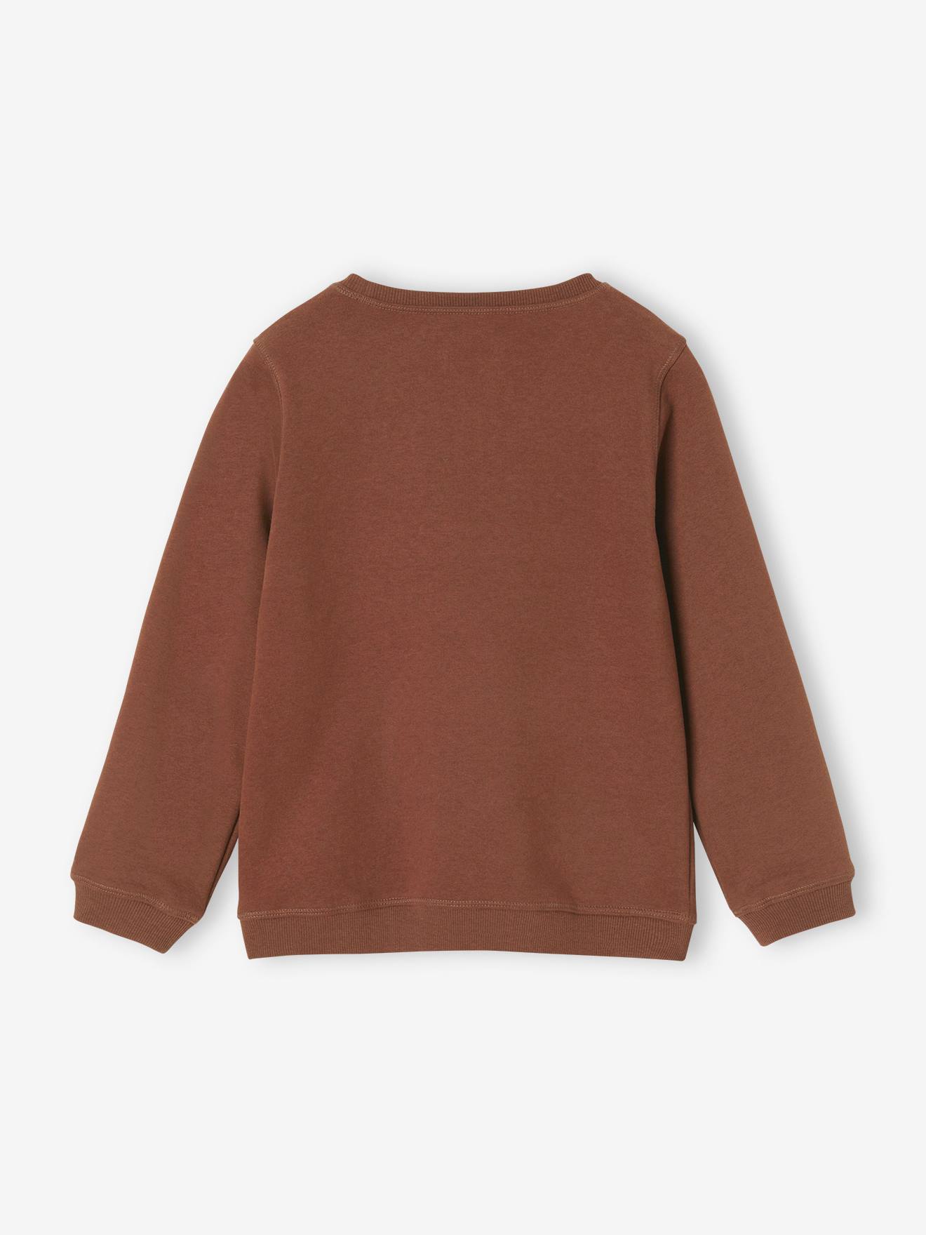 Vertbaudet Mädchen Sweatshirt BASIC - braun-soeurs de coeur