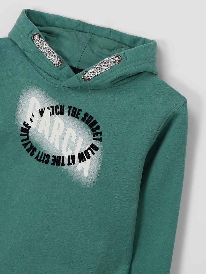Hoodie mit Print in mint