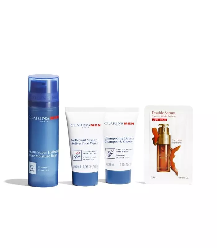 COFFRET CLARINS MEN Soin Homme Baume Super Hydratant