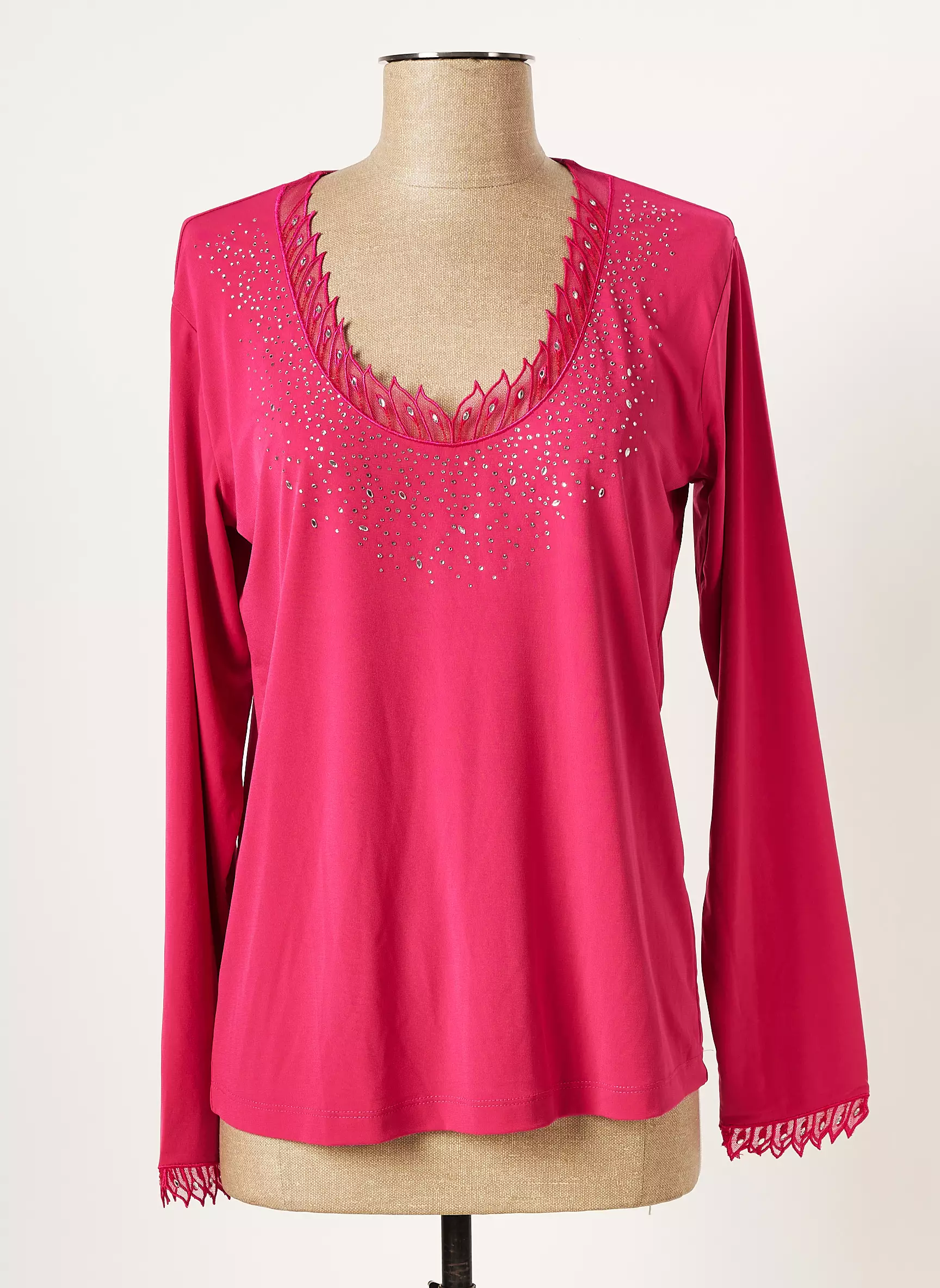 Griffon Tops Femme couleur rose