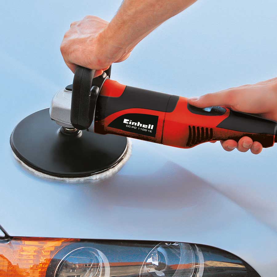 Einhell Winkelpolierer CC-PO 1100/1E (2093264), in rot, 1 Stück - ATU