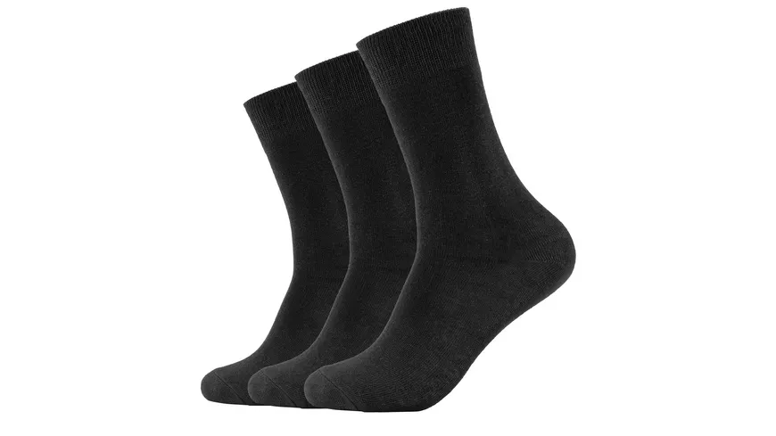 s.Oliver Unisex Socken Essentials Sustainable 3er Pack black