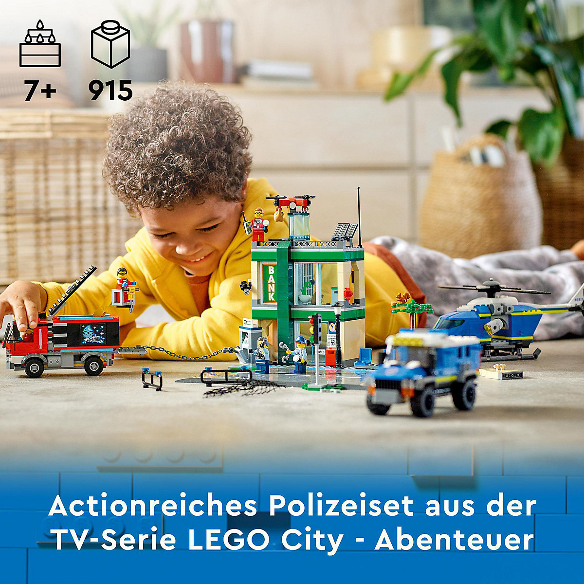 LEGO® City 60317 Banküberfall mit Verfolgungsjagd