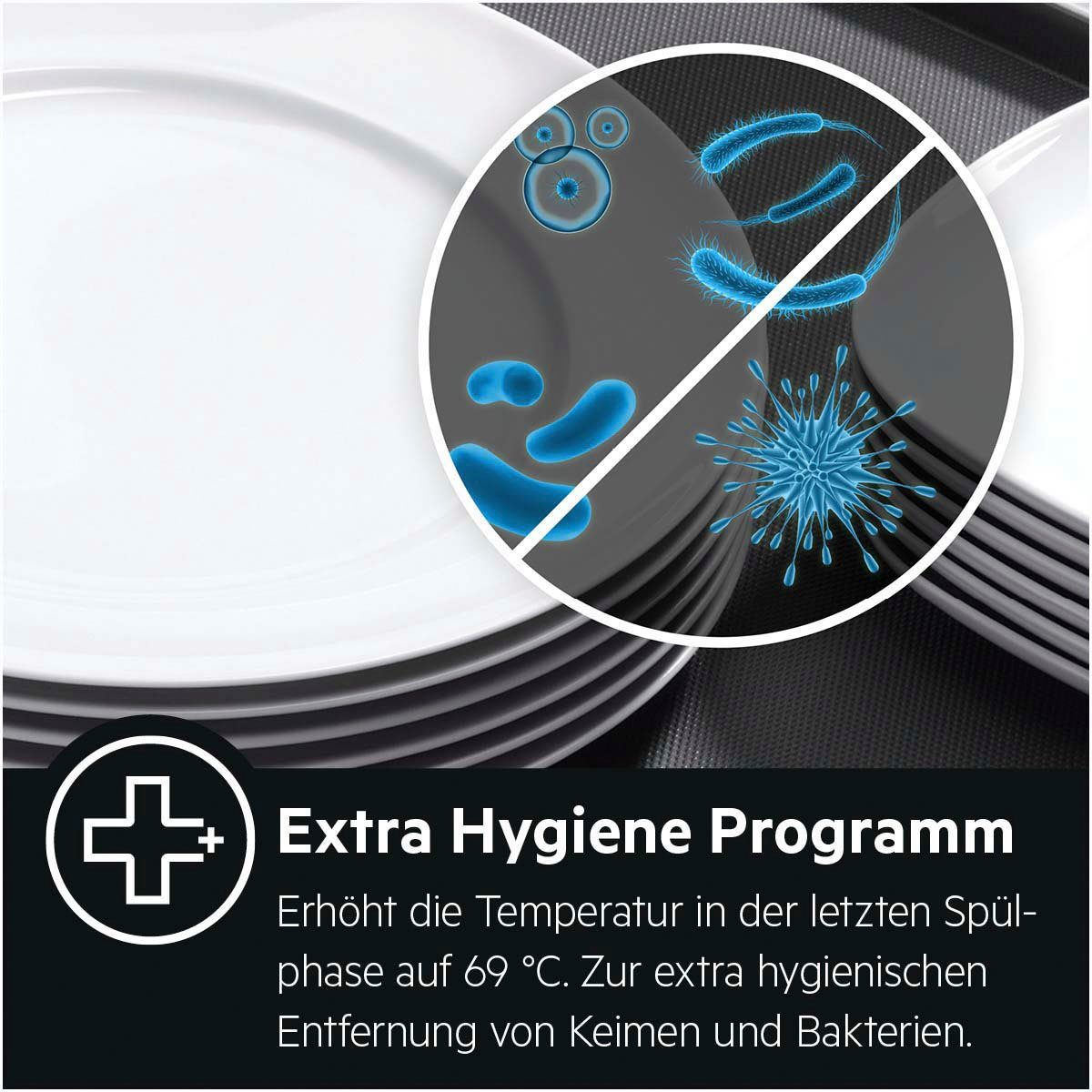 AEG teilintegrierbarer Geschirrspüler Serie 7000, FEE7671APM 911424526, 14 Maßgedecke