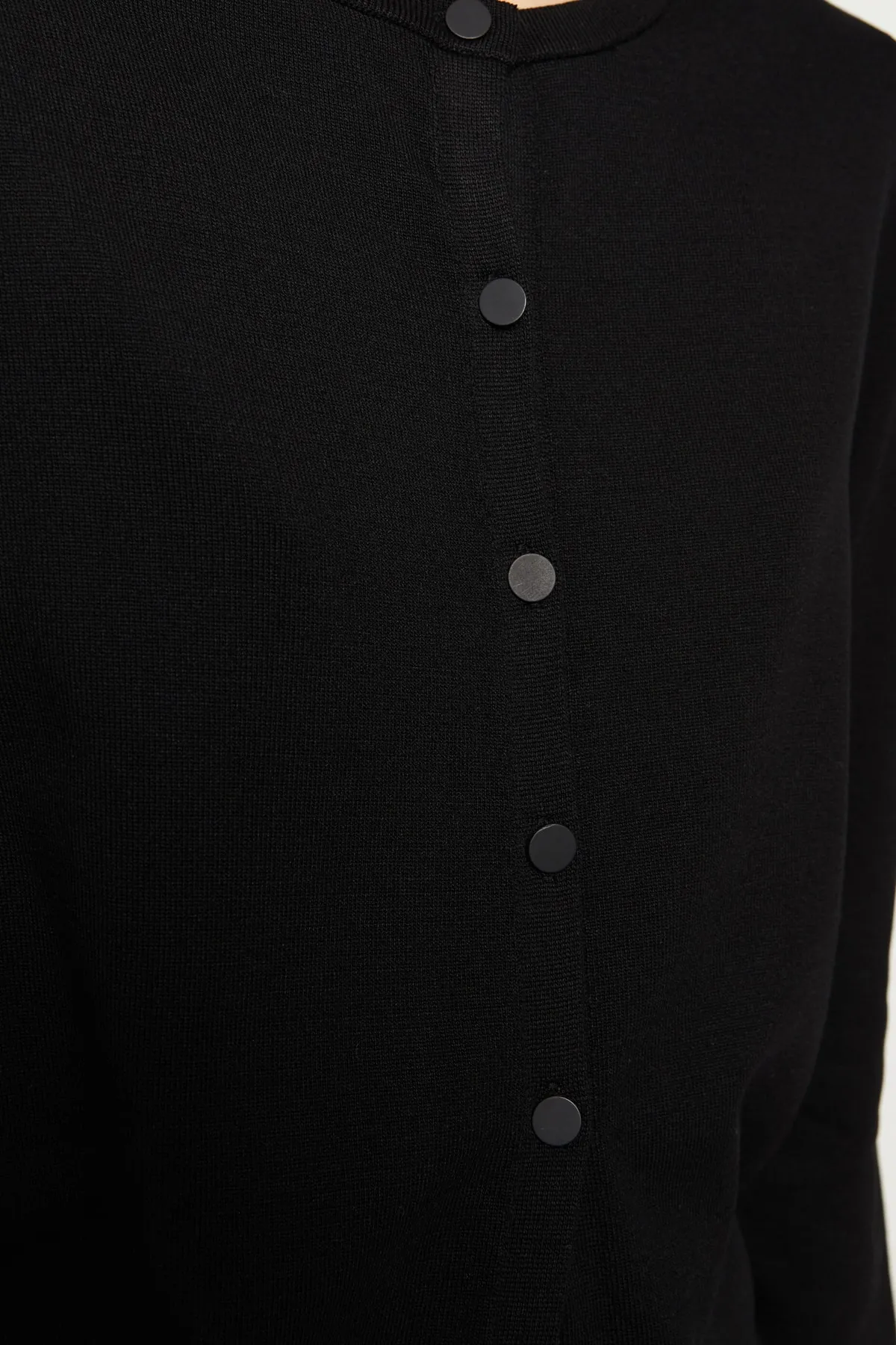 LC Waikiki  Strickjacke - Schwarz - Regular Fit