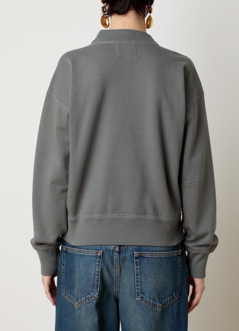 Sweter Moby od Isabel Marant z nadrukowanym logo.