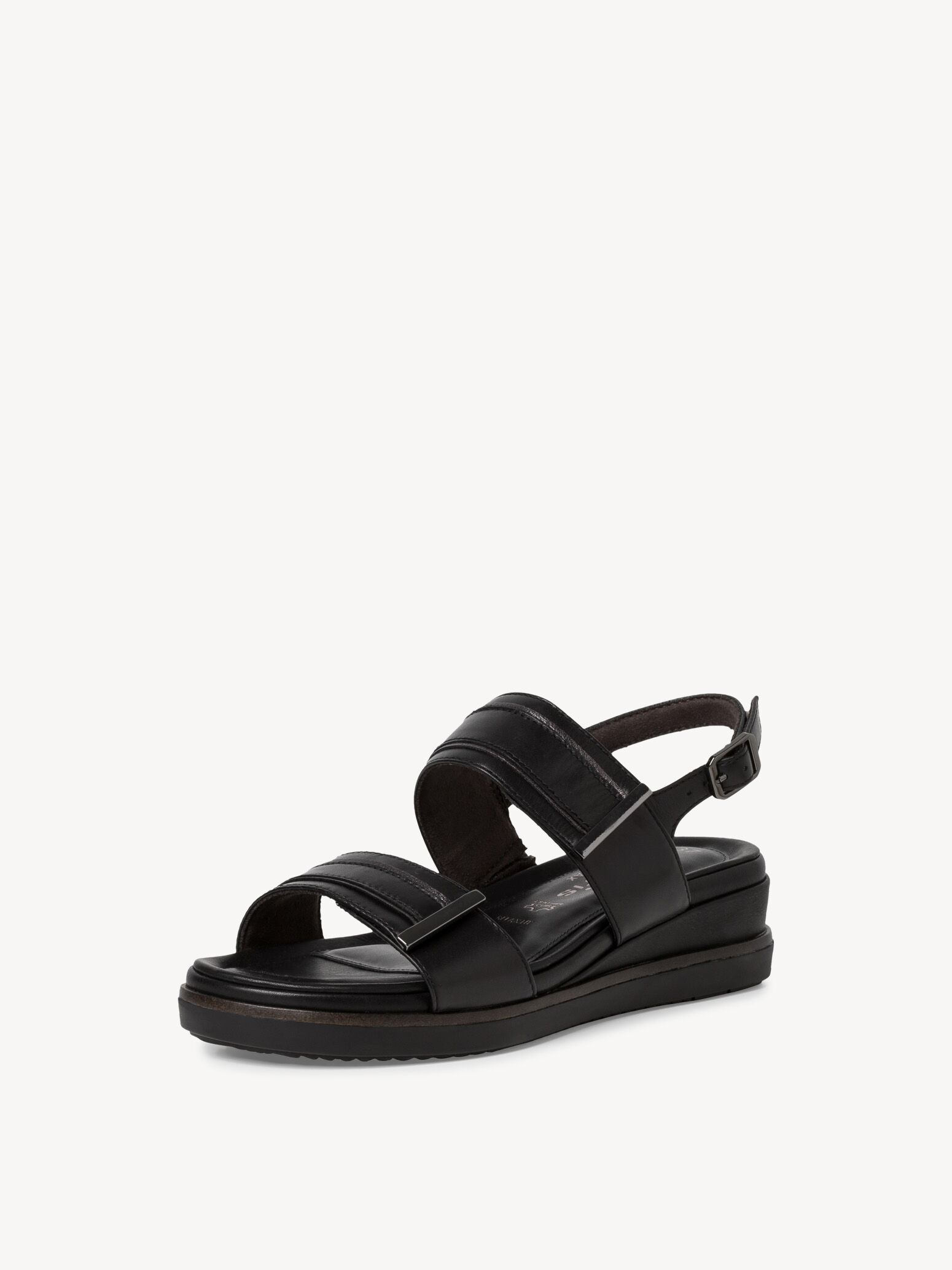Sandale à talon - noir