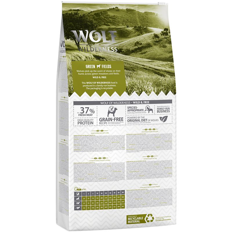 Wolf of Wilderness Senior 'Green Fields' - Lamm