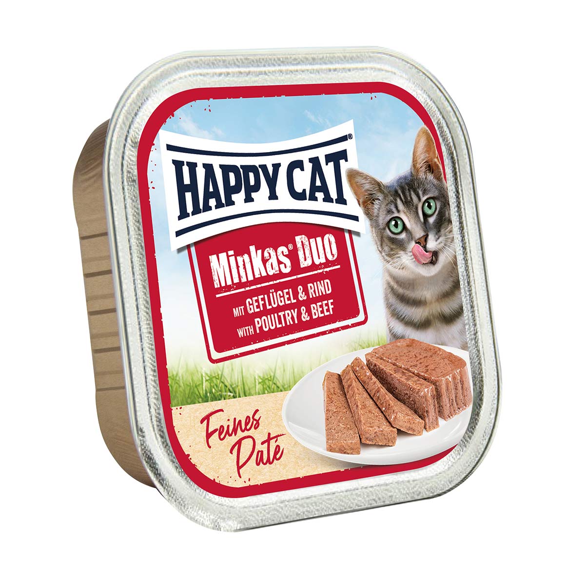 Happy Cat Minkas Duo Geflügel & Rind Paté kaufen bei ZooRoyal