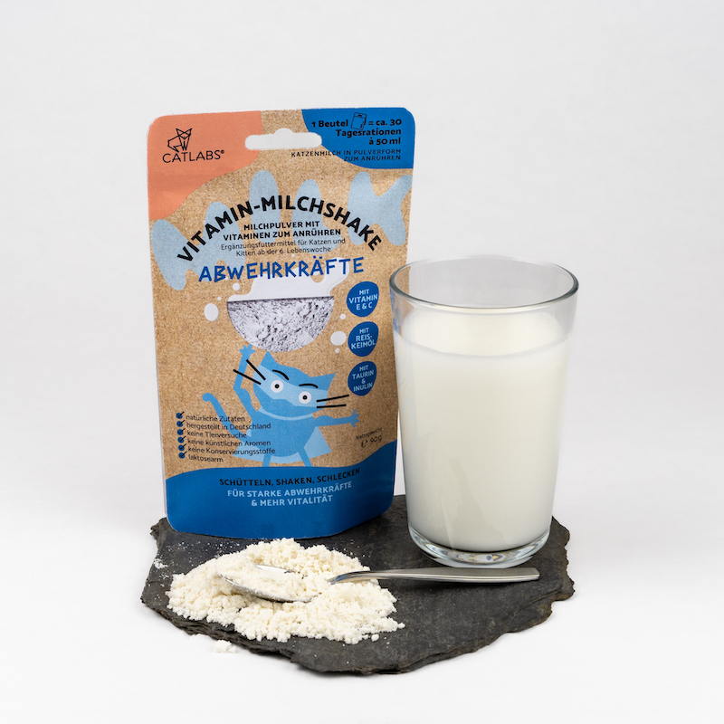 Catlab Katzenmilch & Getränke Catlab Vitamin-Milchshake für Katzen Abwehrkräfte