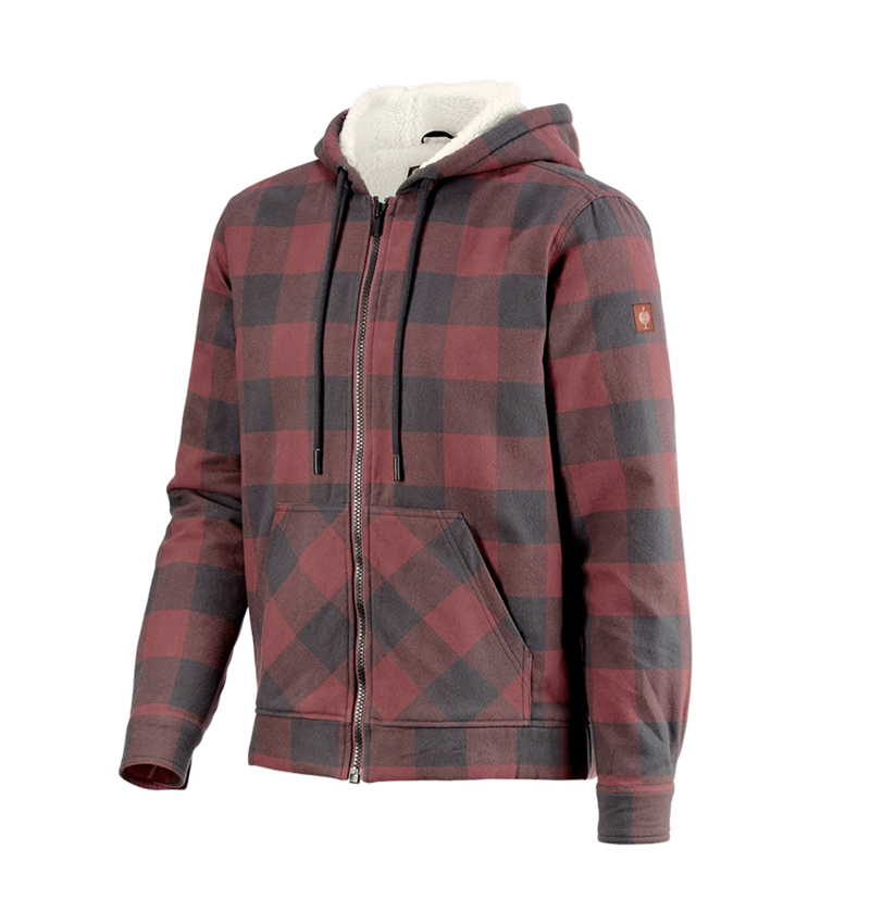 Karo-Kapuzenjacke e.s.iconic
