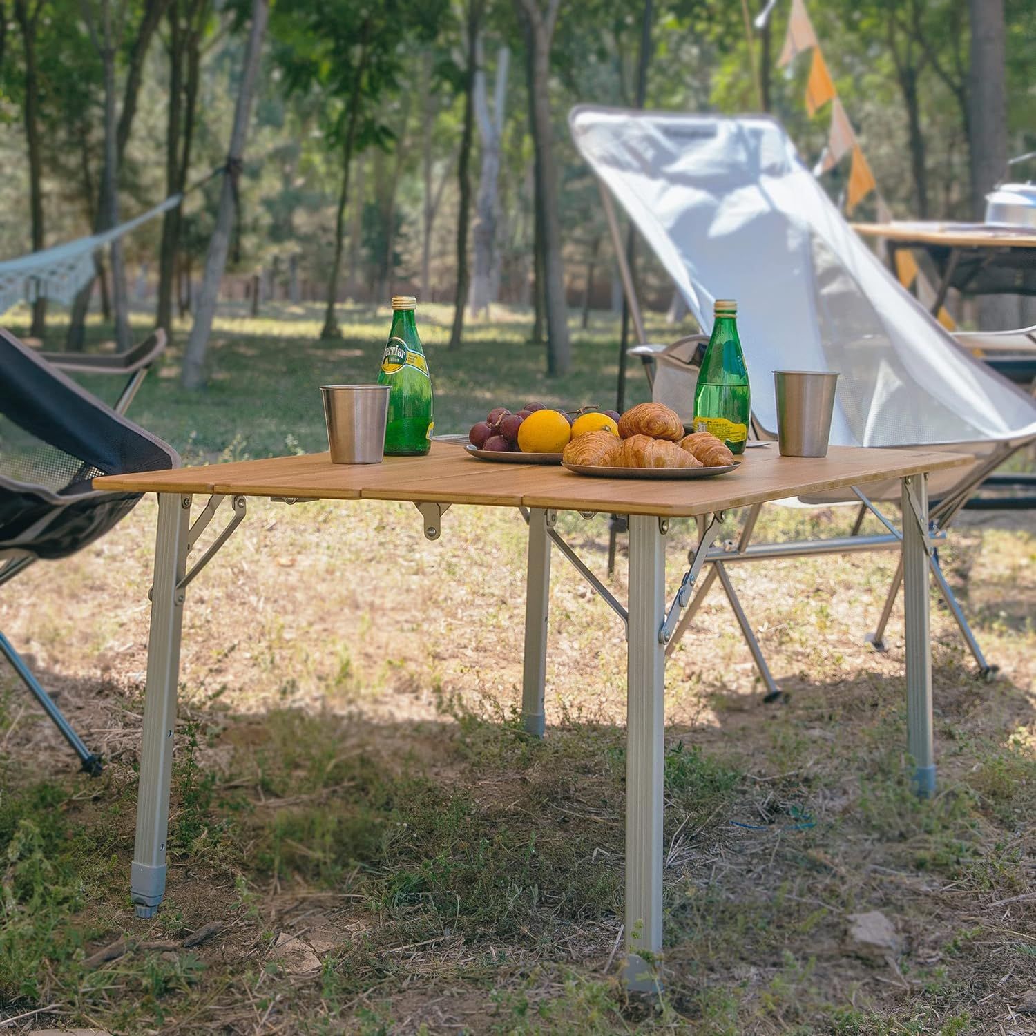 KingCamp 4-Folding 100 x 65 cm Campingtisch