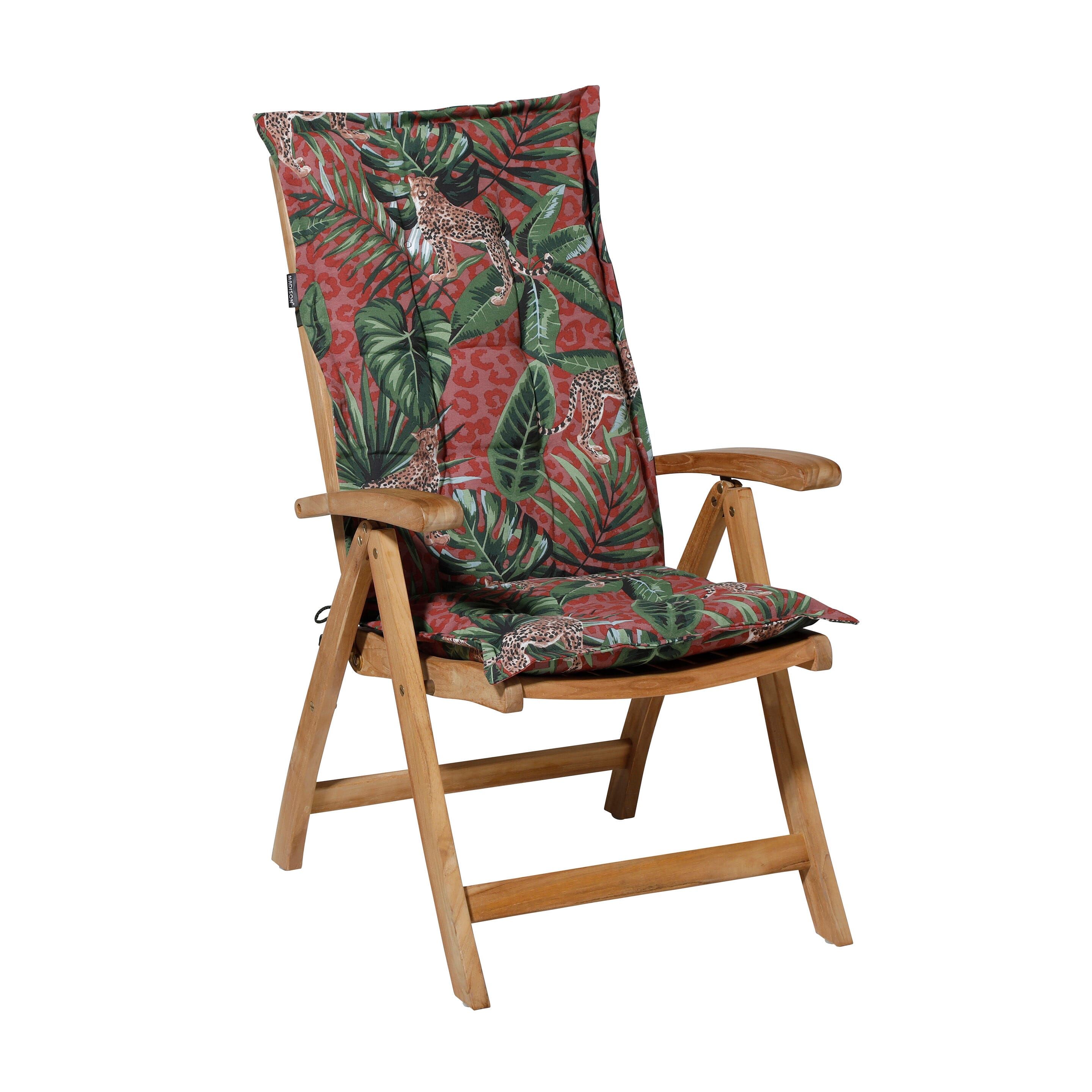 Madison Lenny Red 123x50 Gartenkissen mit hoher Rückenlehne