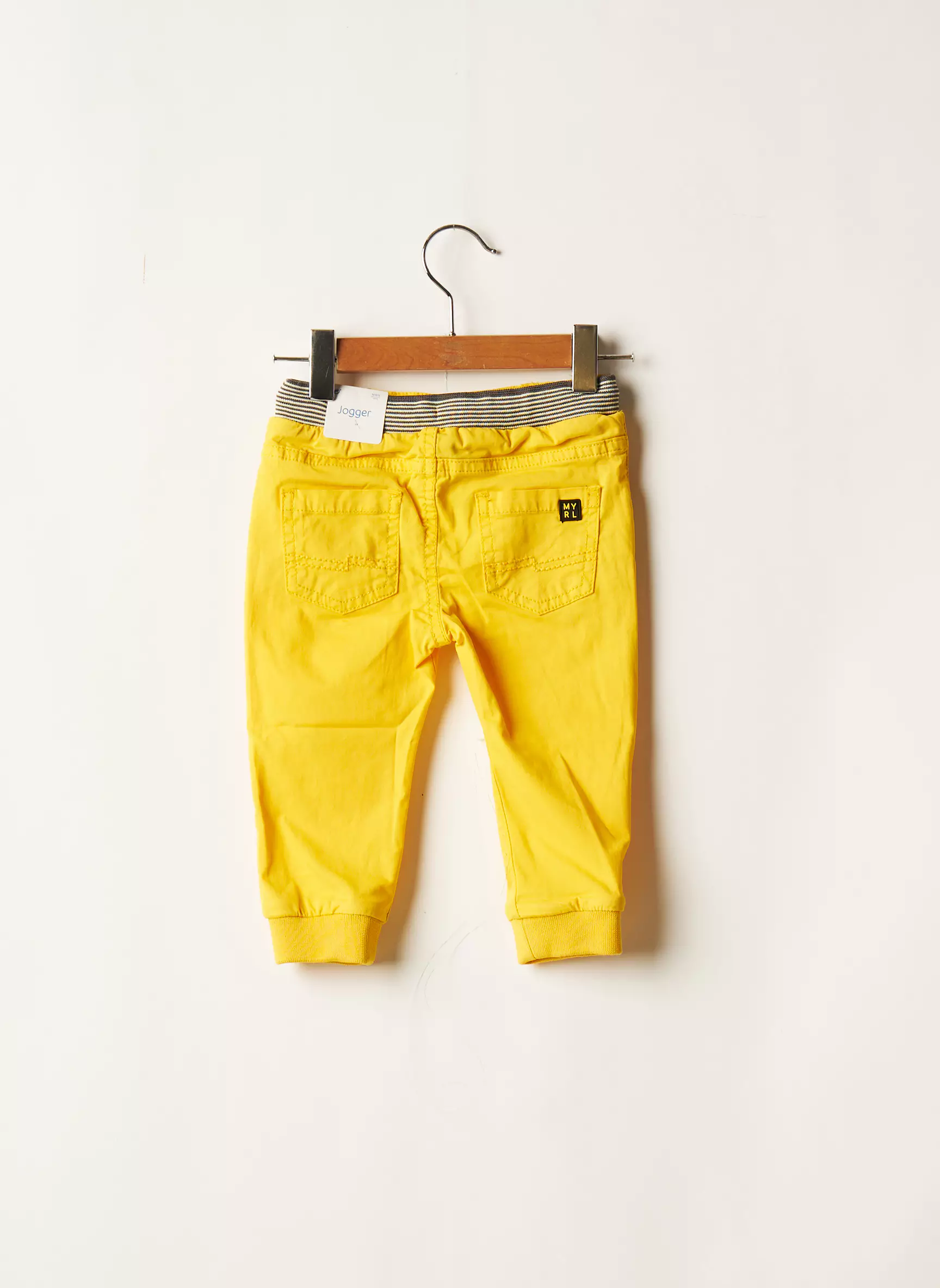 Mayoral Pantalons Slim Garcon couleur jaune
