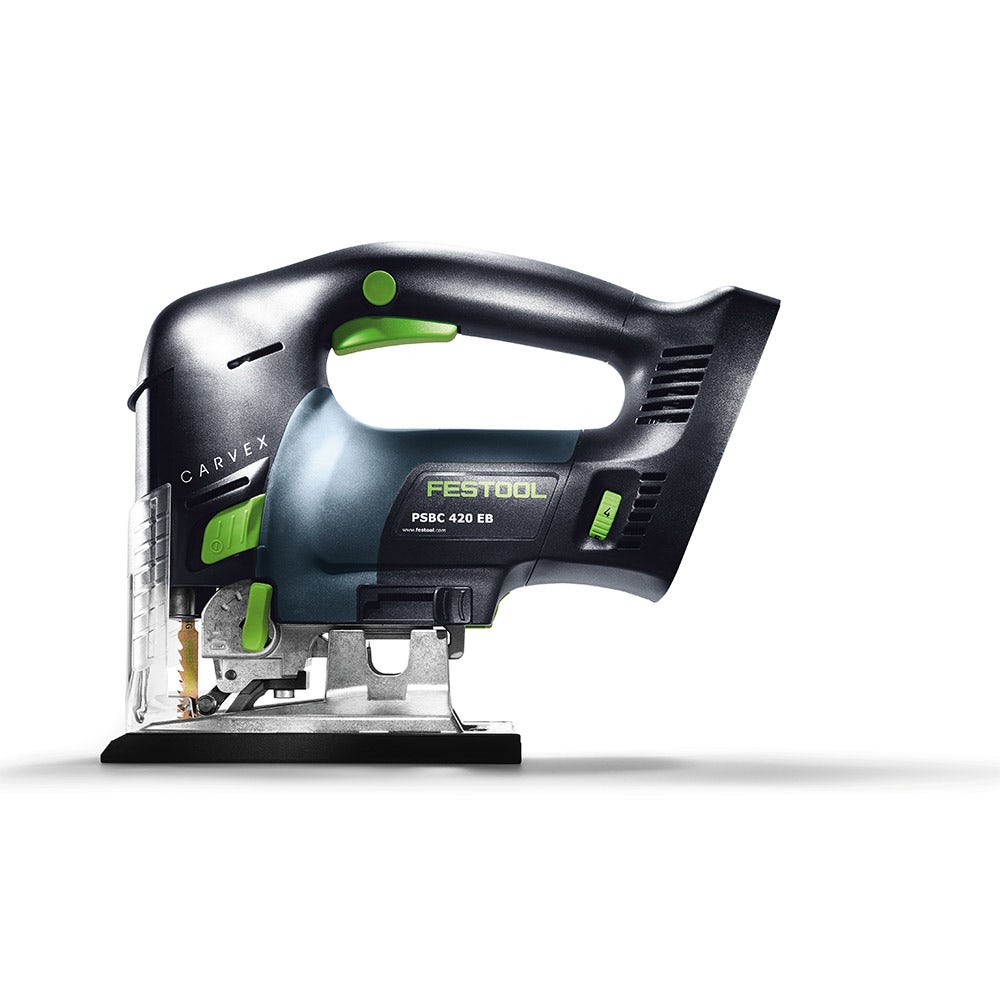 Serra tico-tico FESTOOL 18V PSBC 420 CARVEX com cabo em D, para couro 576530