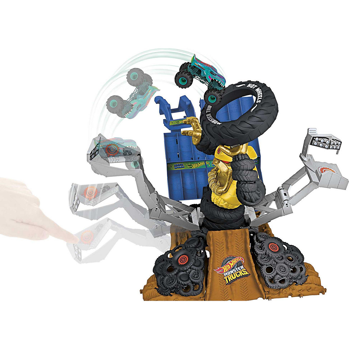 Hot Wheels Monster Trucks MEGA Wrex v. Crushzilla