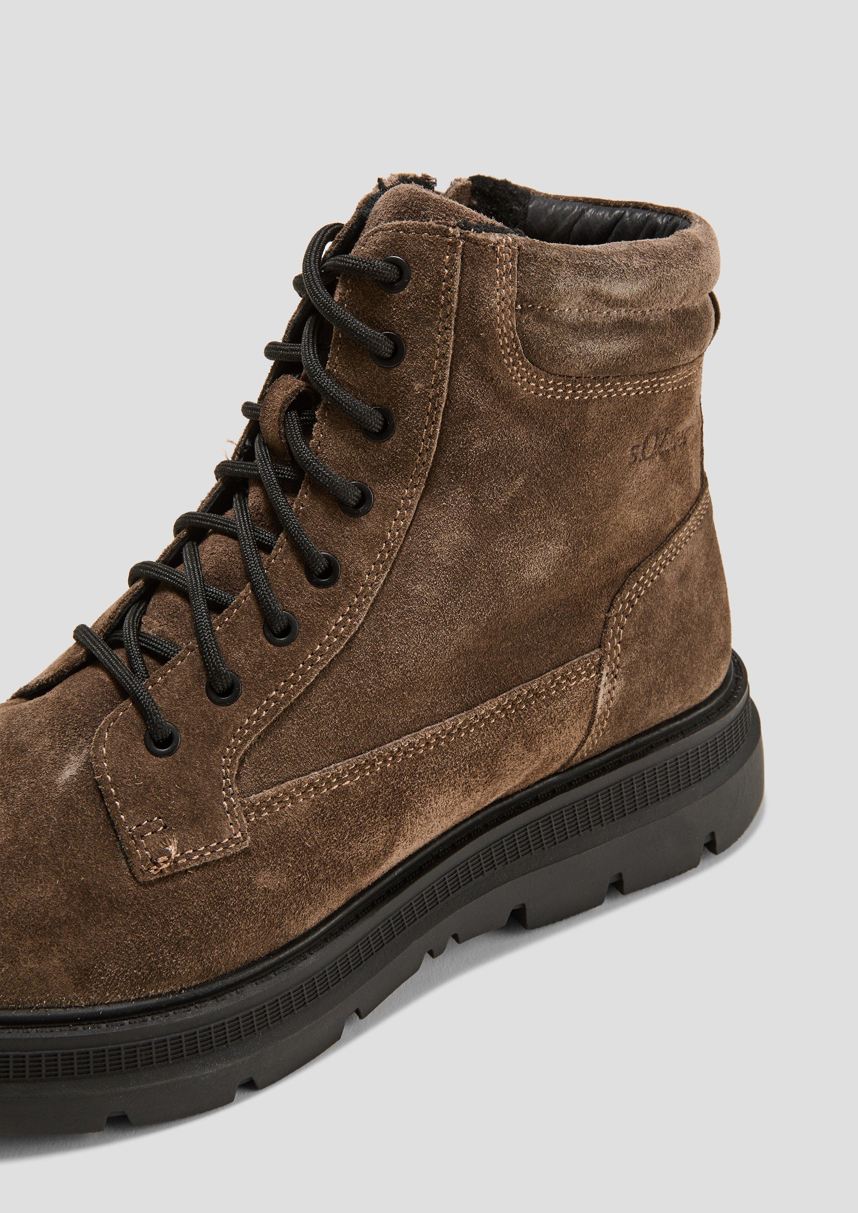 Gefütterte Boots aus Leder  6008612-341