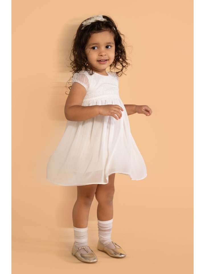 Coccodrillo Stoffkleid in weiß günstig kaufen