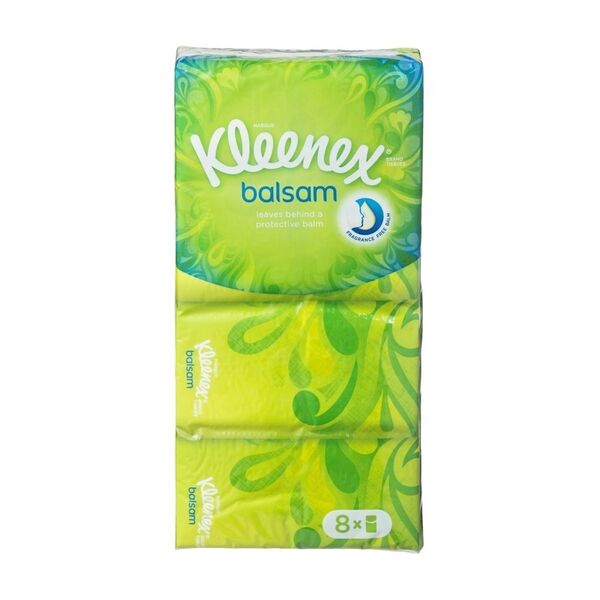 Kleenex-balsamipaperit 8 x 9 kpl
