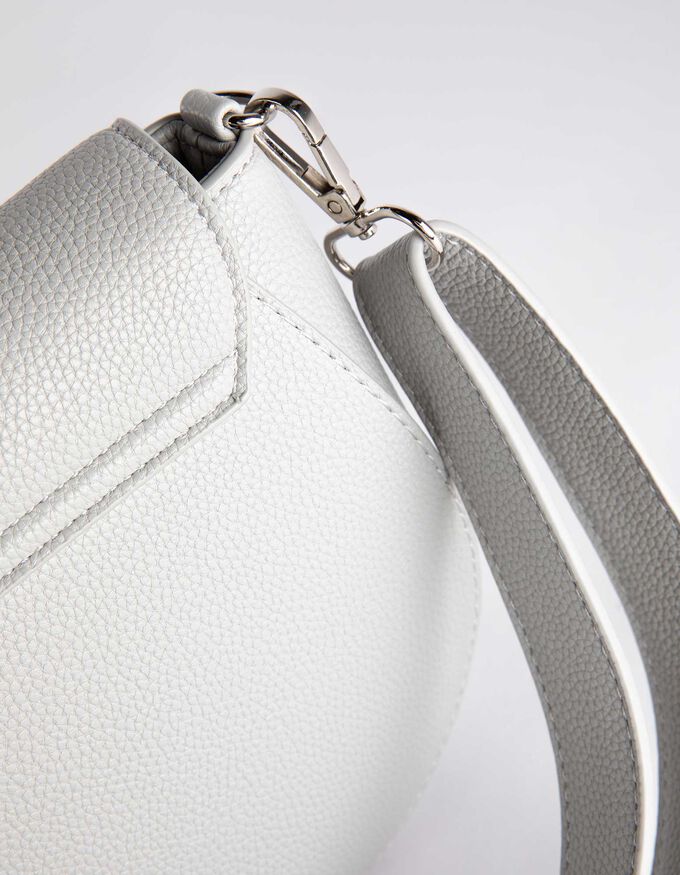 Schultertasche - Druckknopf-Lasche