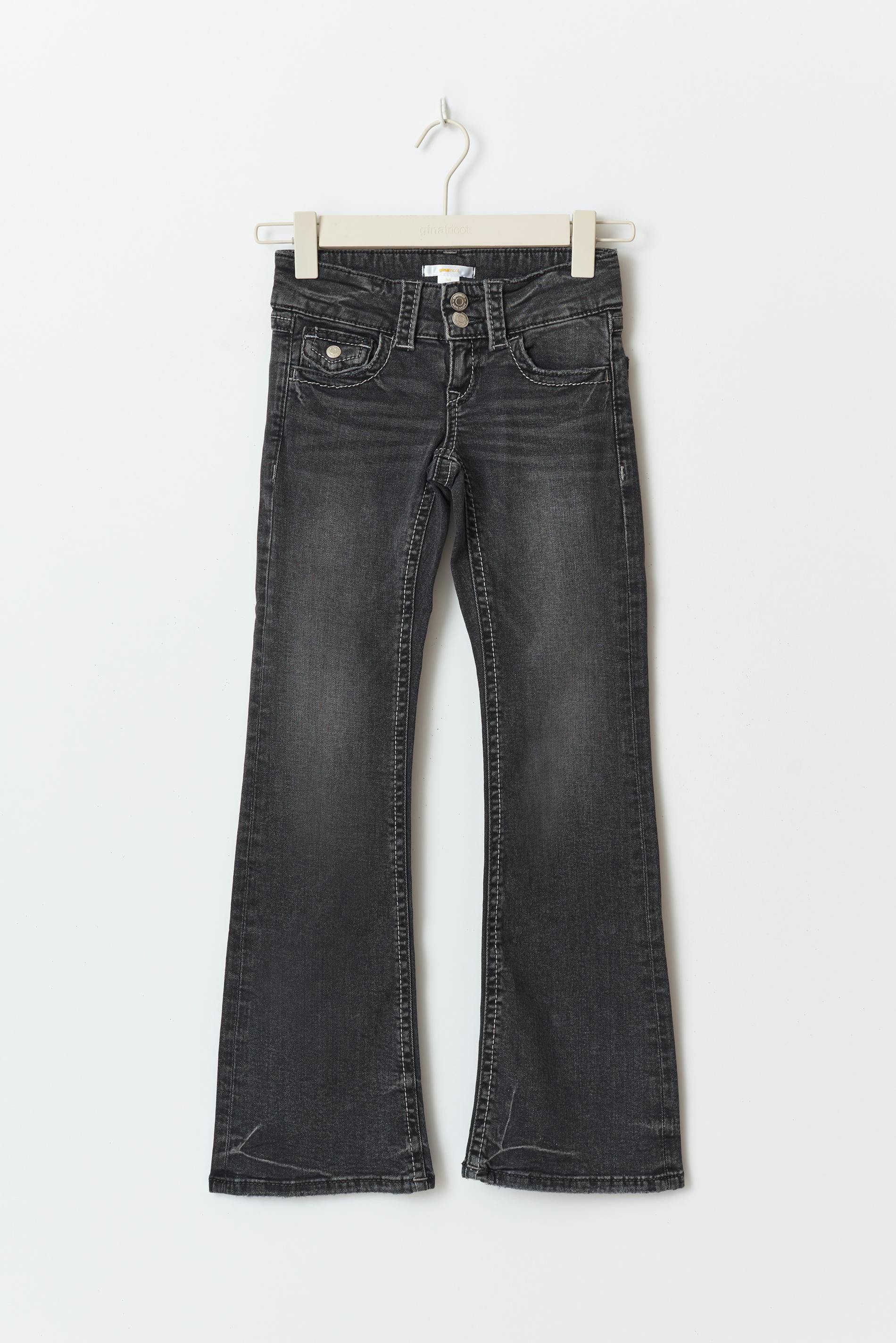 Chunky basic flare jeans