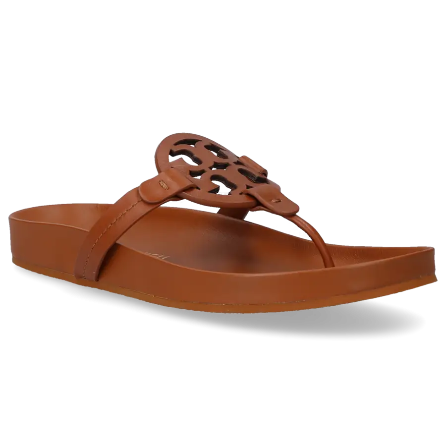 Tory Burch - Sandalen MILLER CLOUD Kalbsleder - braun