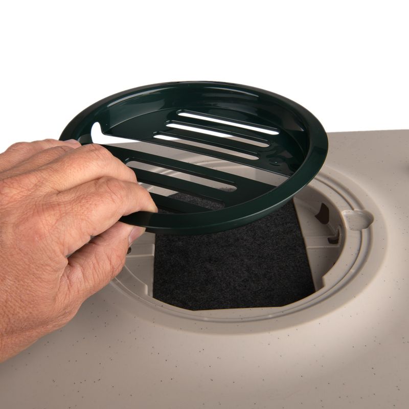 kooa Haubentoilette aus 90% recyceltem Plastik