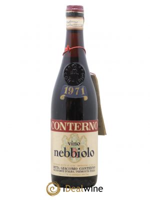 Nebbiolo Aldo Conterno 1971 - Lot de 1 Bouteille