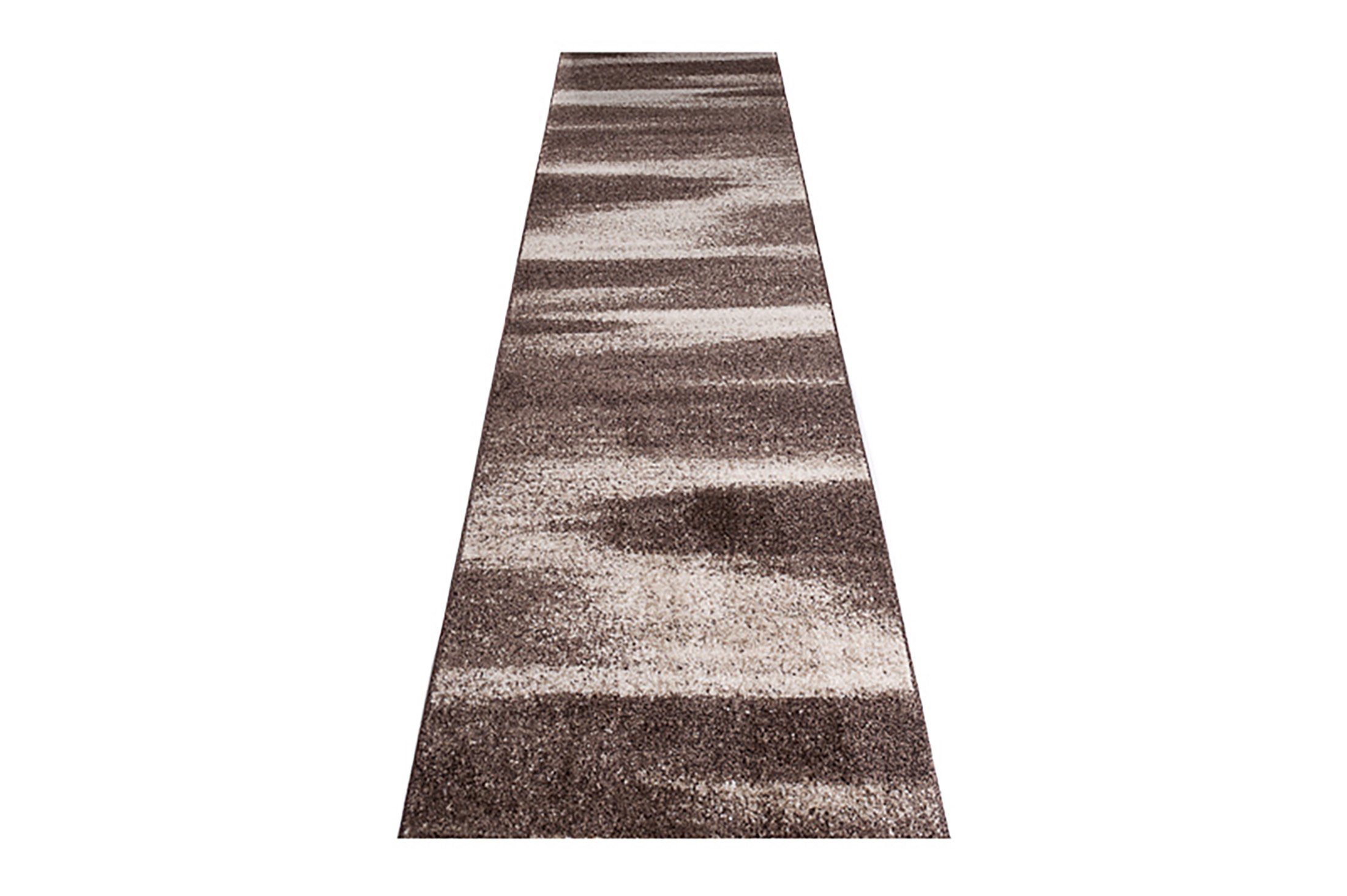 Läufer Läufer Flurläufer Modern für Vorzimmer, Küche - Braun, Mazovia, 60 x 100 cm, Kurzflor, Meterware, Höhe 10 mm, Kurzflor - niedrige Florhöhe