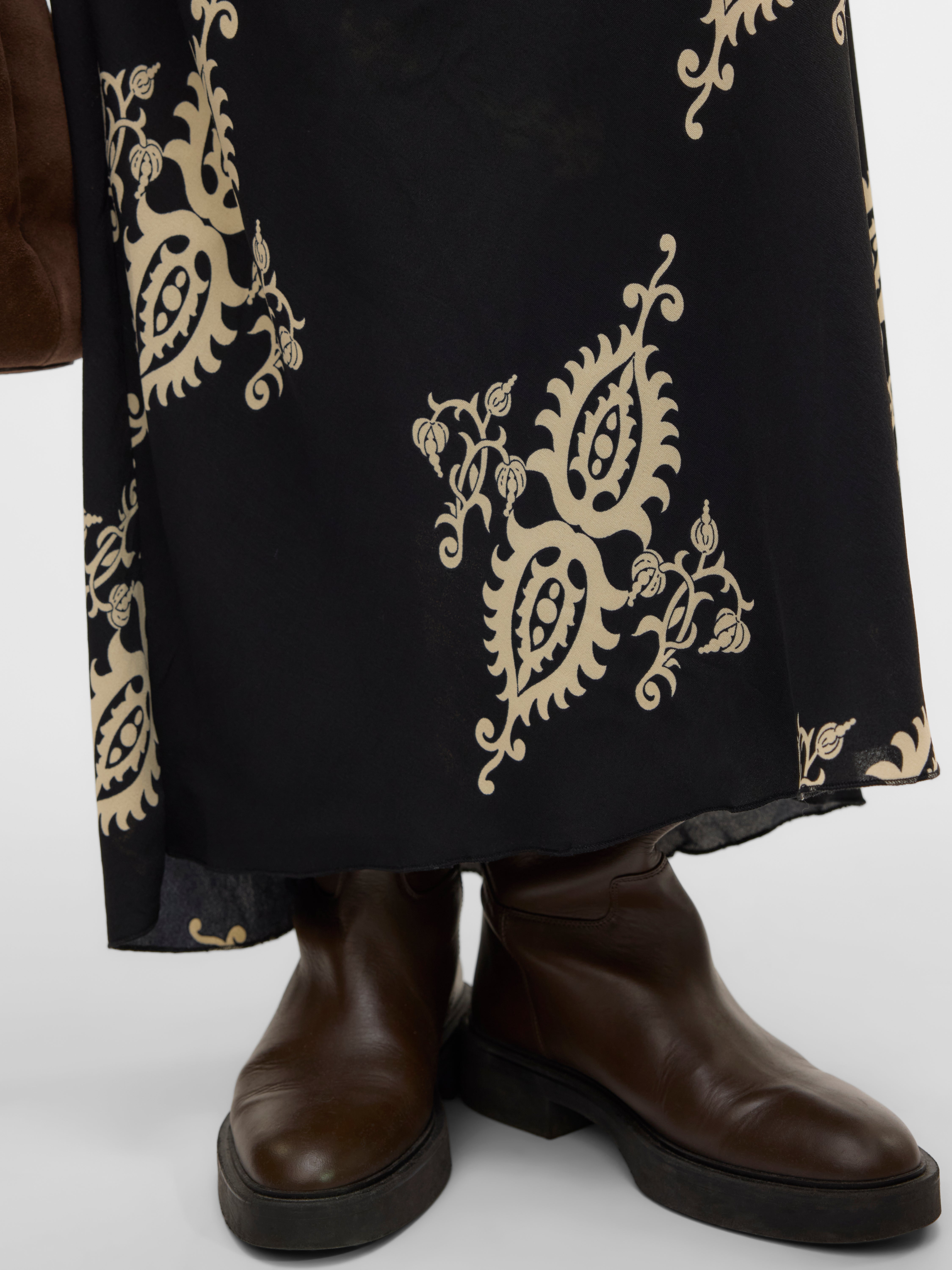 VMQUE Hohe Taille Langer Rock