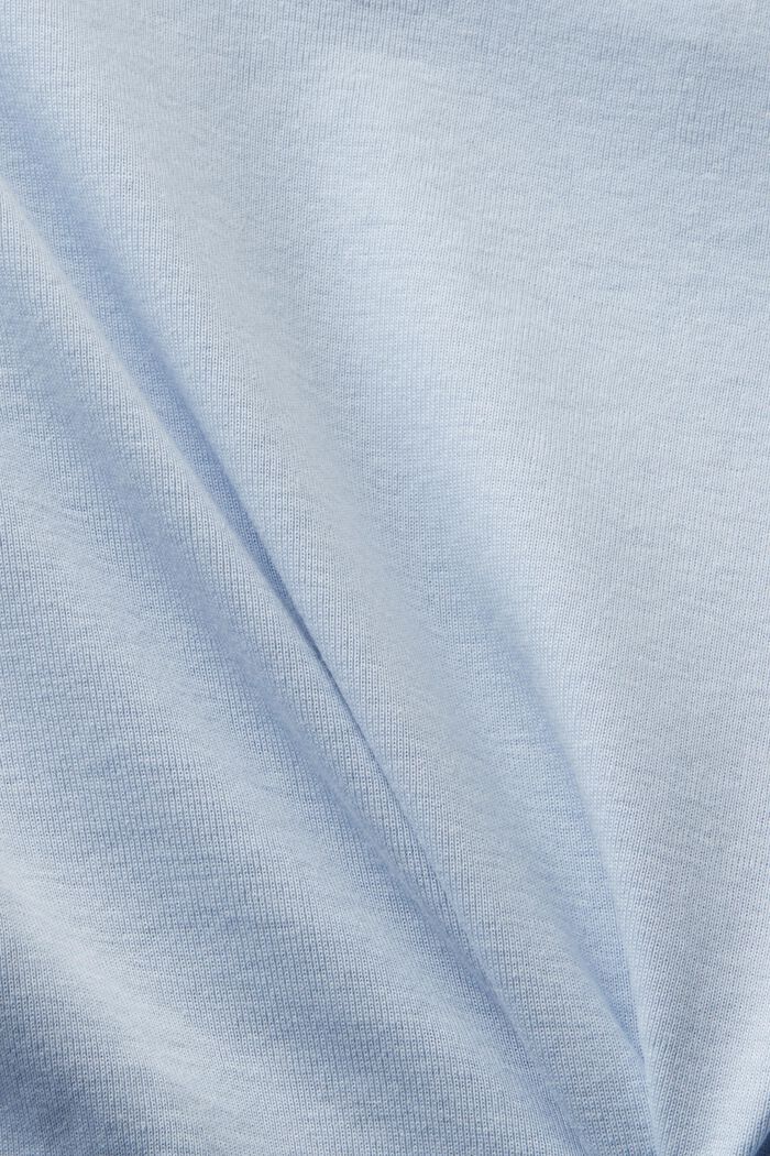 Baumwoll-T-Shirt mit Rundhalsausschnitt