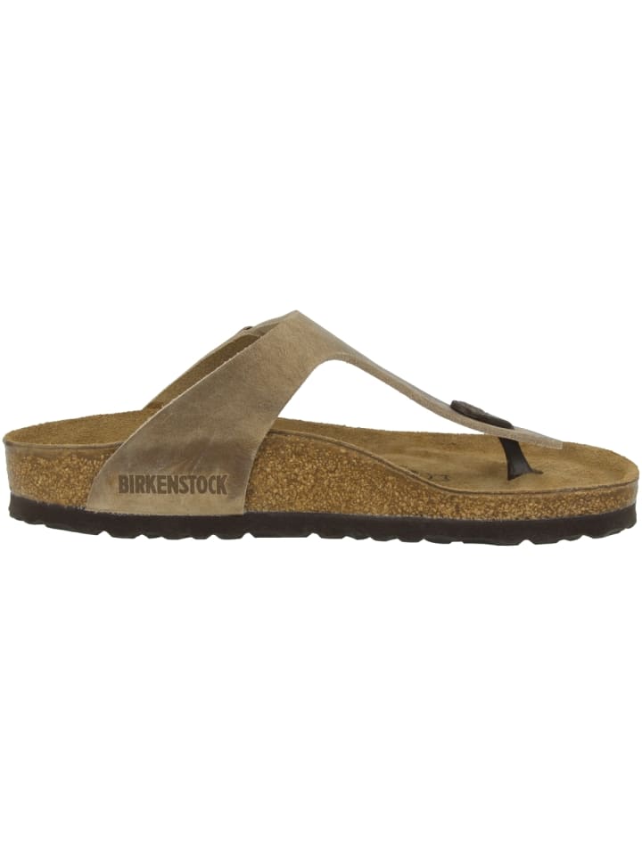 Birkenstock Zehensandale Gizeh Nubukleder normal in braun günstig kaufen
